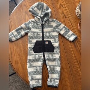 Carhartt front zip cover all size 9 month